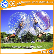 Outdoor/Indoor inflatable body bounce sport ball soccer bubble bumper ball rent